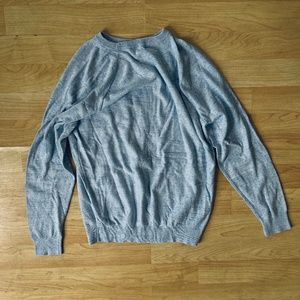 J Crew Chambray Blue Sweater Medium